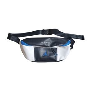 Nike Air Jordan Retro 10 Crossbody Sling Bag Black White Blue